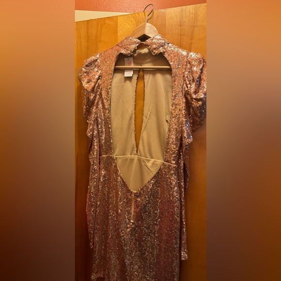 Elegant Sequence Mini Dress w/ Juliet Sleeves Size Small NWT - Picture 9 of 15